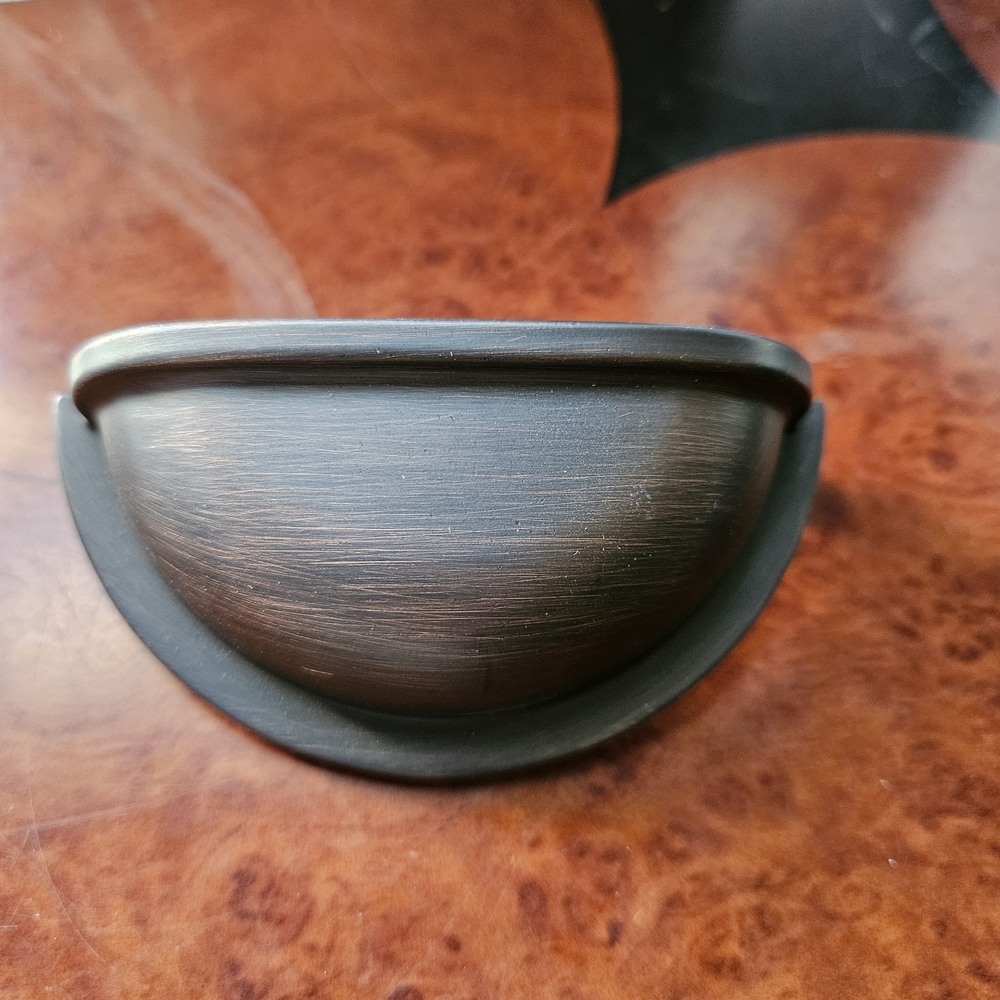 25 pcs Cabinet Cup Pull | Oil Rubbed Bronze | 3 inch (76 mm) Center to Center | - Picture 3 of 7